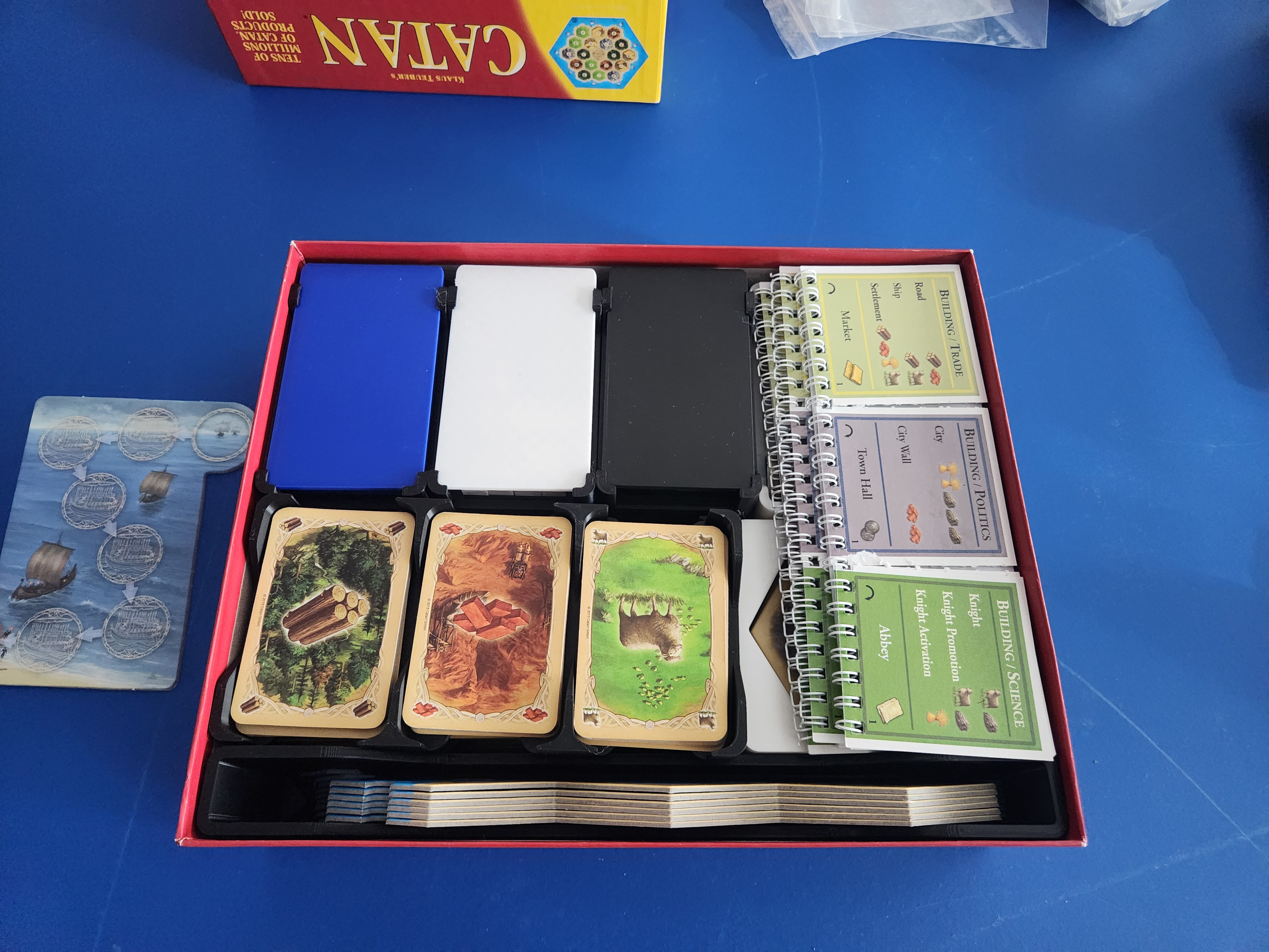 Catan Base and Cities and Knights Single Box