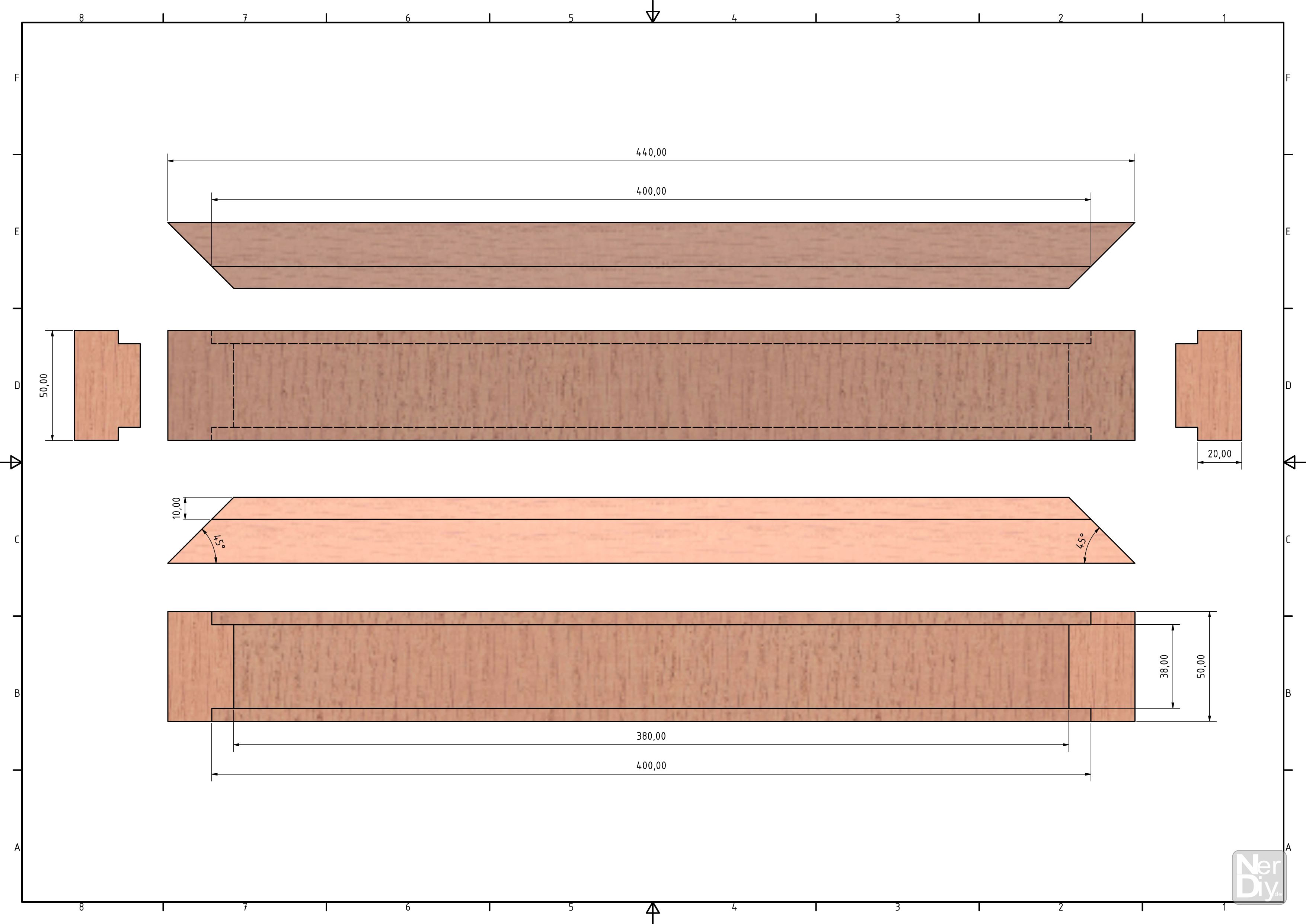MagicMirror frame parts for Lenovo Q24i-1L TFT display by Nerdiy.de — thumbnail 21