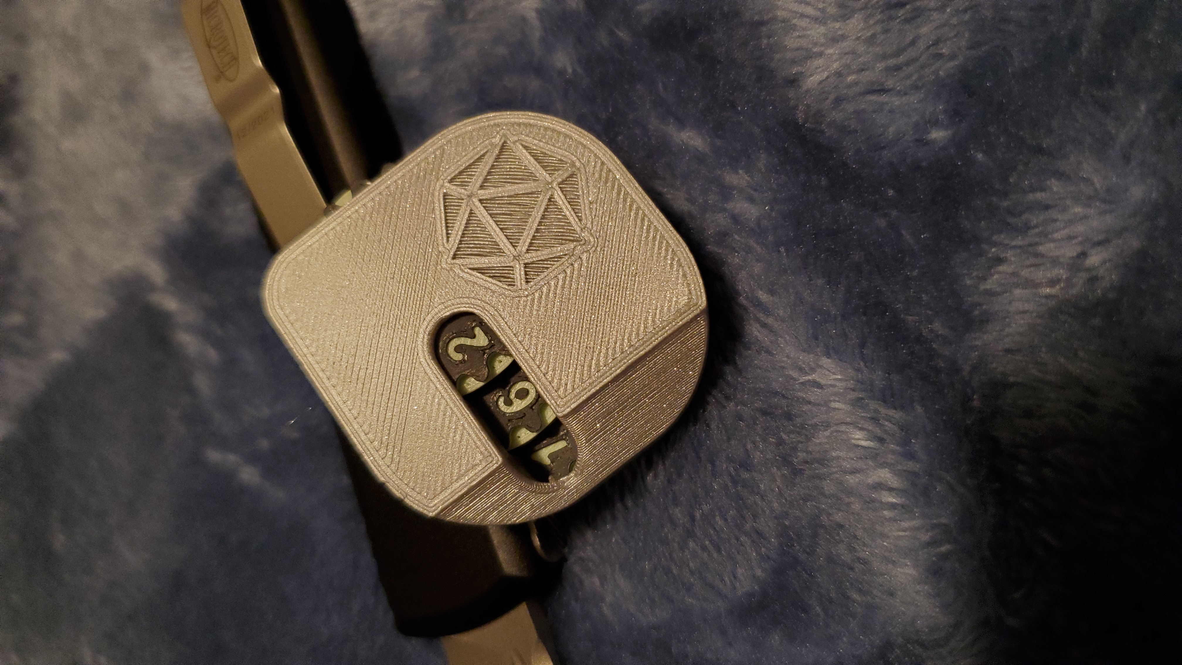 Miniatura 9 do modelo 3D DnD 3 Digit HP Counter