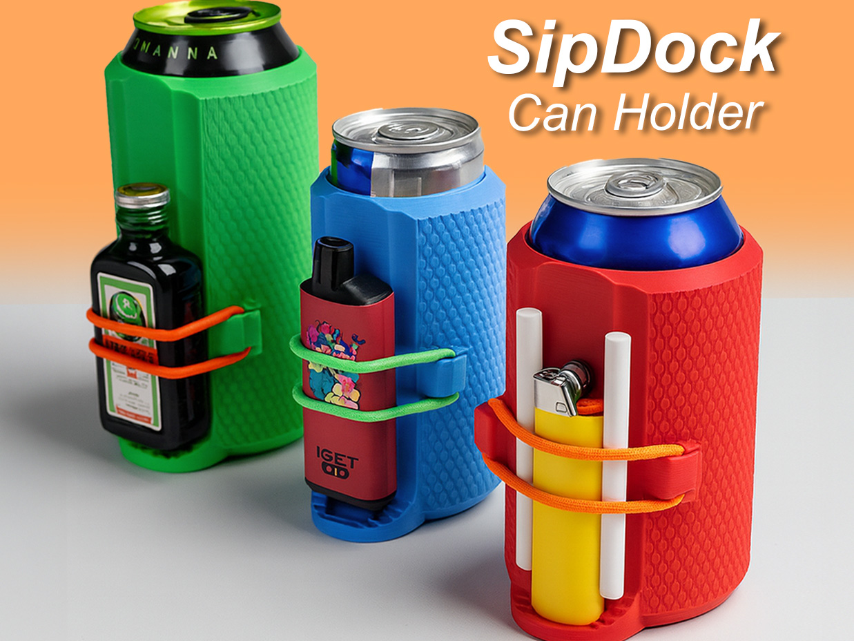 SipDock – Can Holder for Essentials