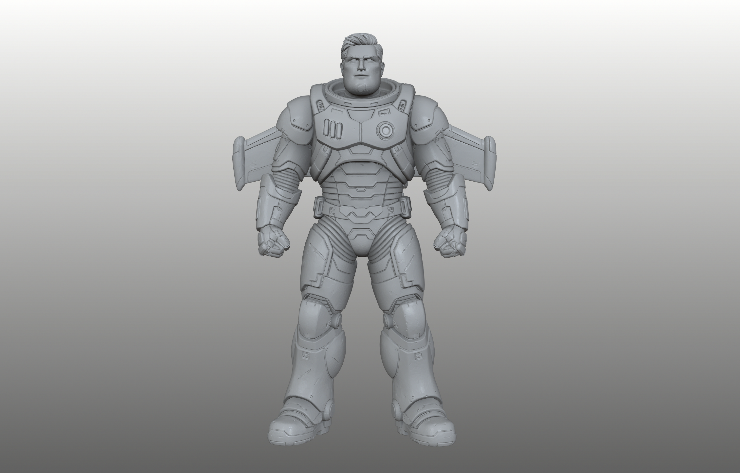 Buzz Lightyear - Alpha Space Ranger - Galactic Pilot Miniature - Pre-Supported