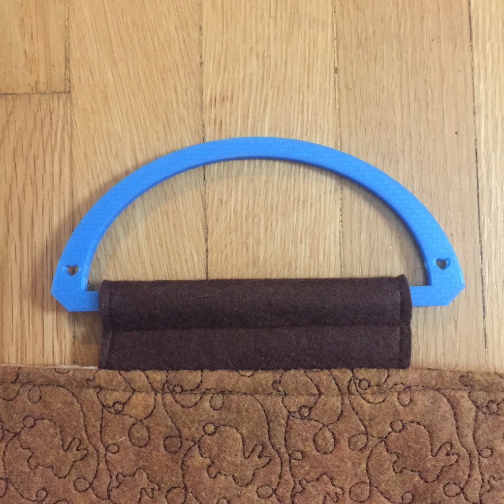 Purse Handle with Hearts by z123carleigh Download free STL model