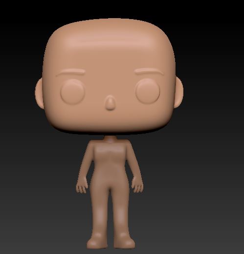 Female Funko Template By Krovark Download Free STL Model Printables Com