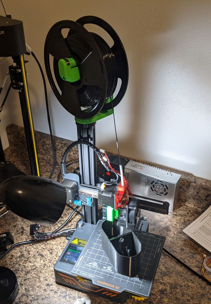 Kingroon top mount filament holder