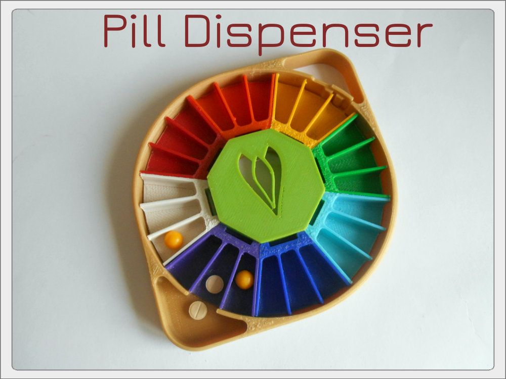 3D printed Pill Dispenser