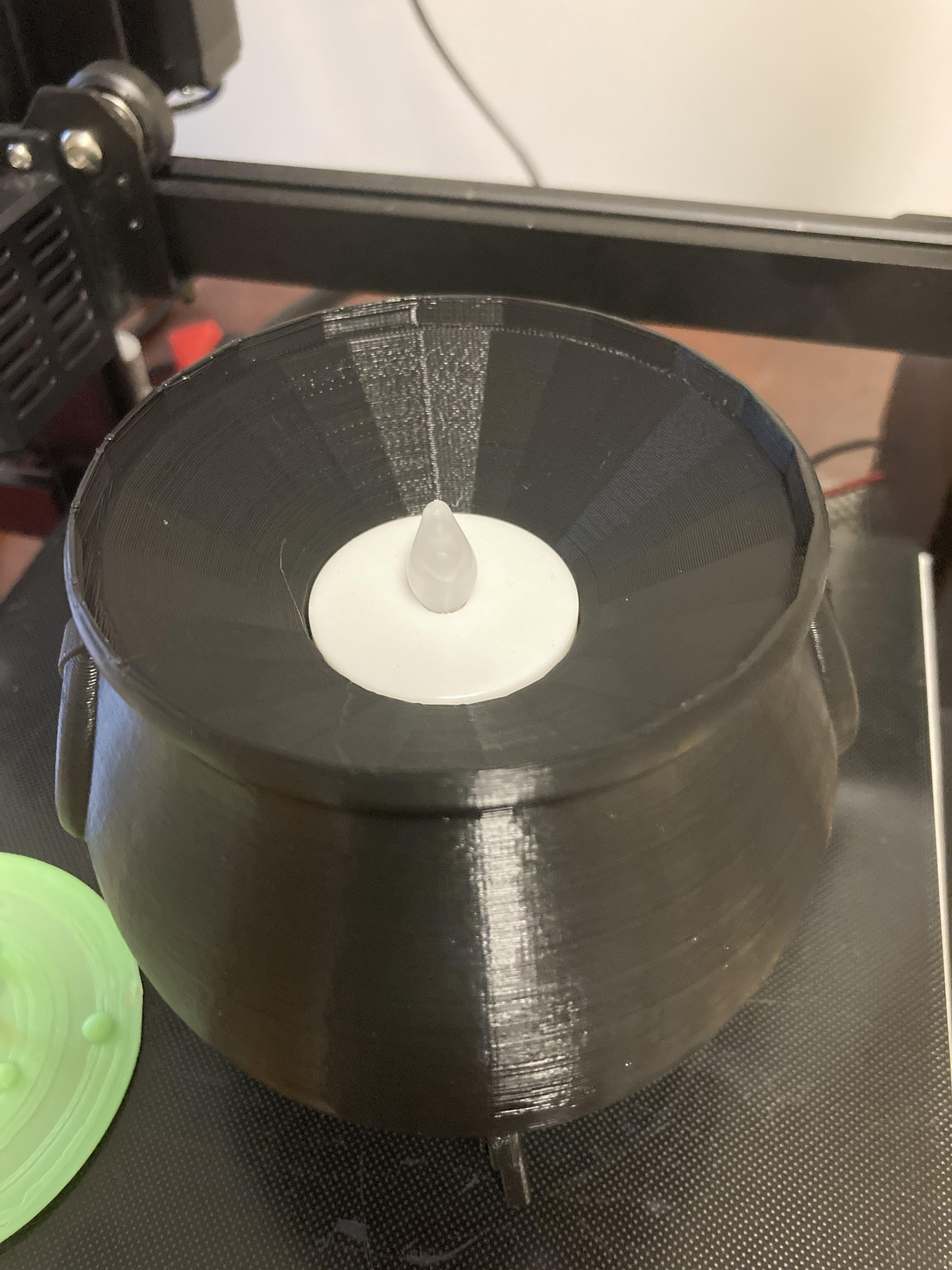 Miniatura 3 do modelo 3D Tealight Cauldron