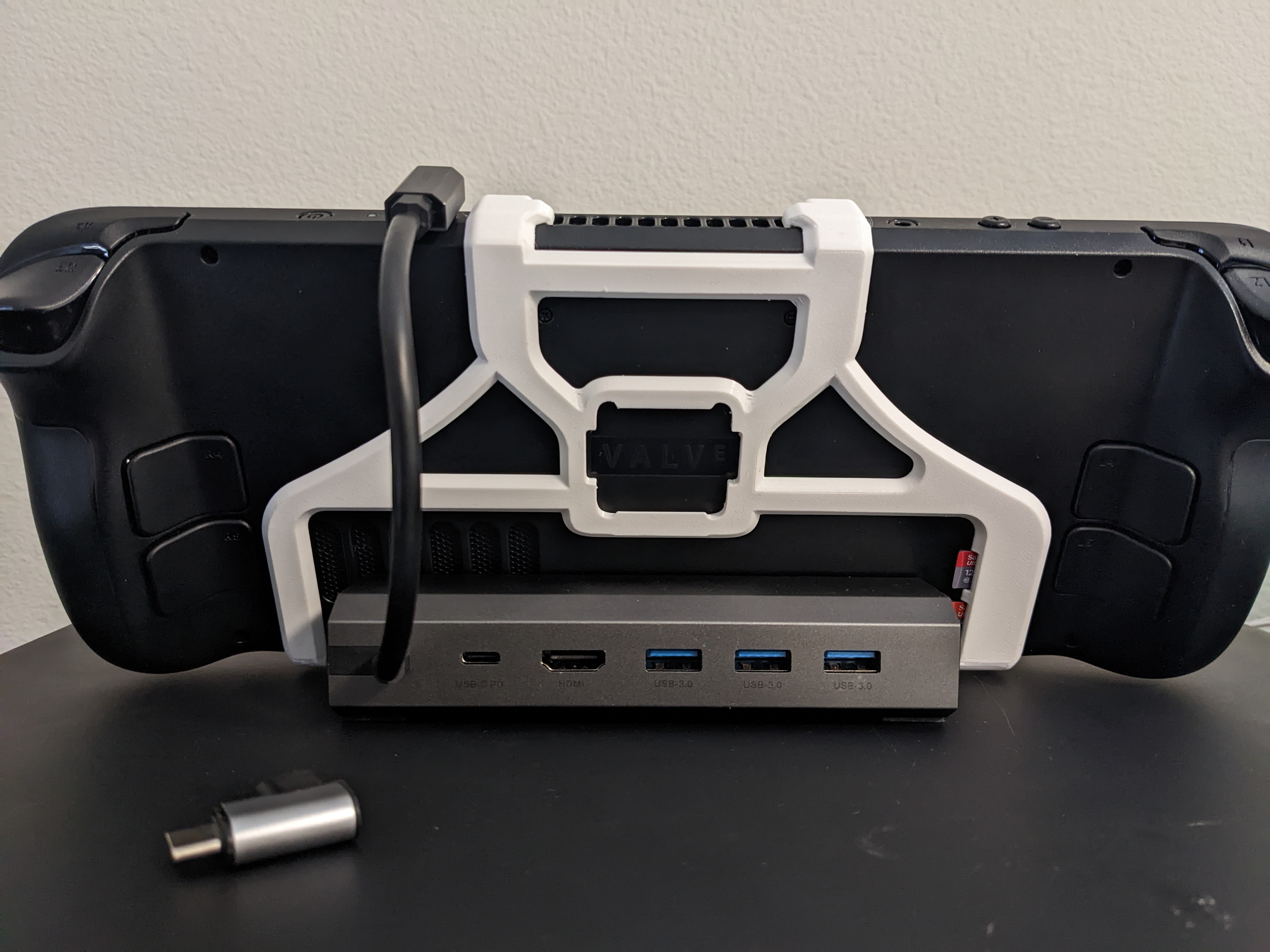 Dock compatible Deckmate (with microsd holder) 3D model thumbnail