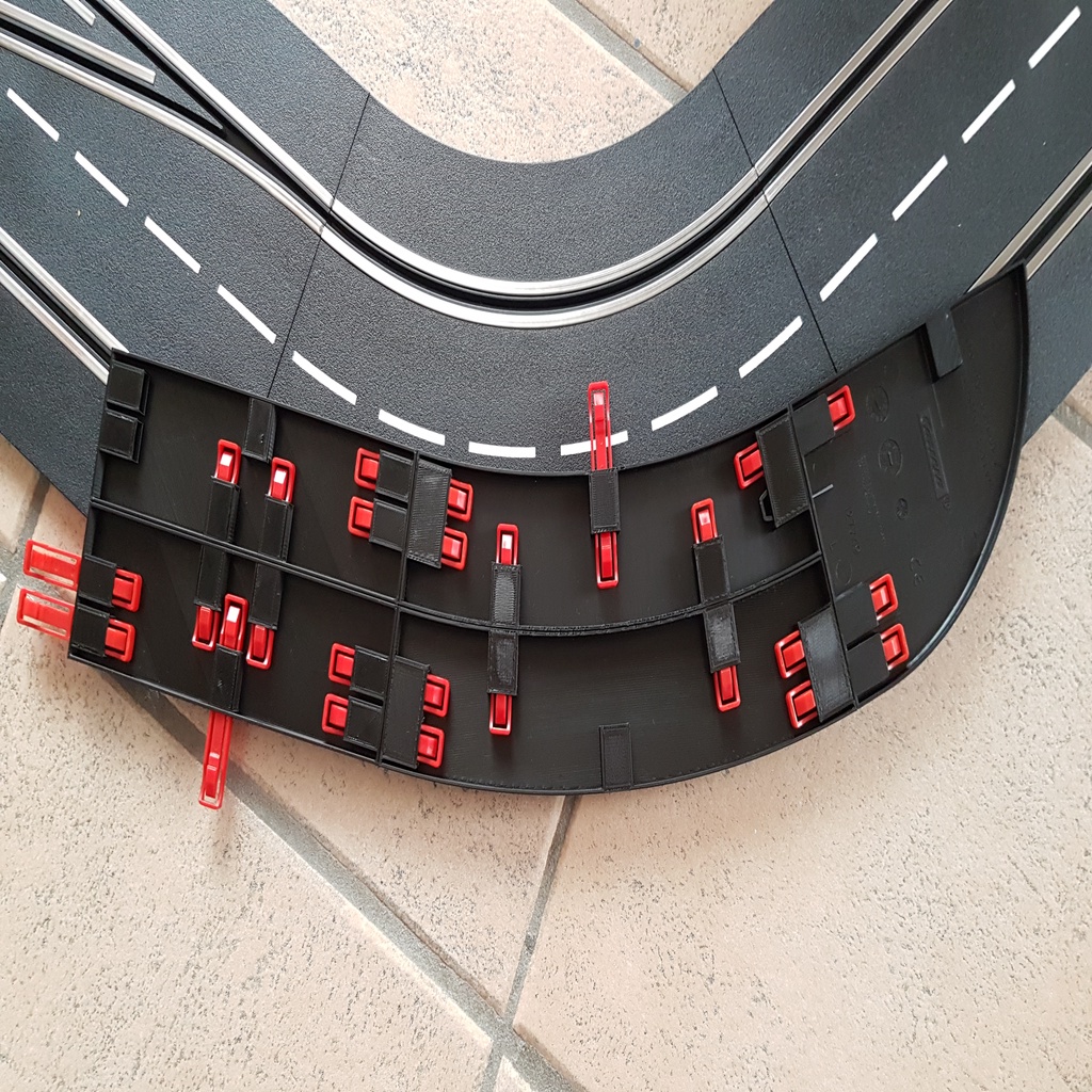 Overdrive-Racing Curbs Für Carrera Bahnen - Rennstrecken-Randsteine Für Mehr Action