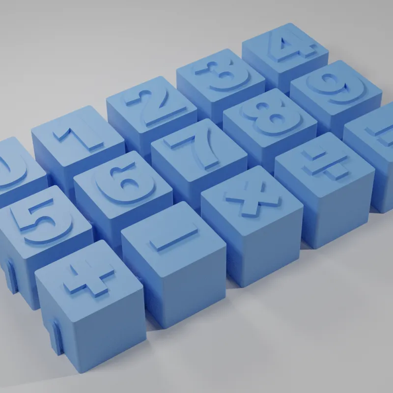 STL file Numberblocks LLaveros keychain 🗝️・3D printer model to