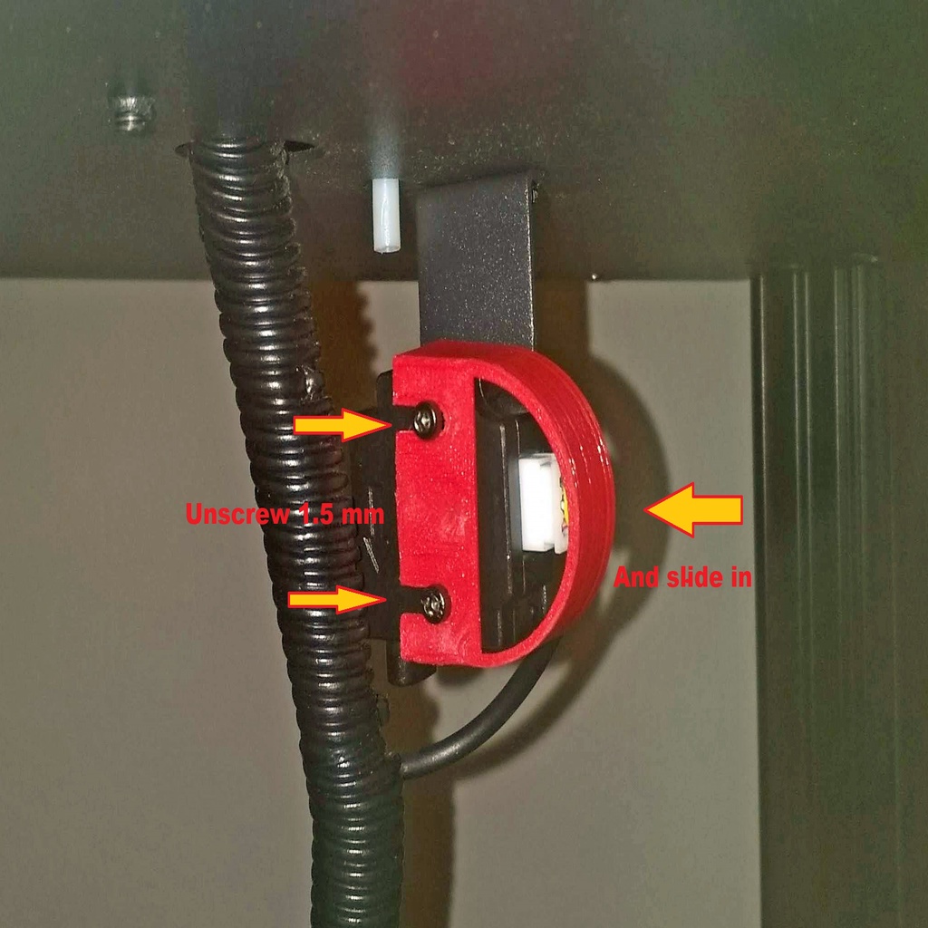 Hang up protection filament on AC Predator
