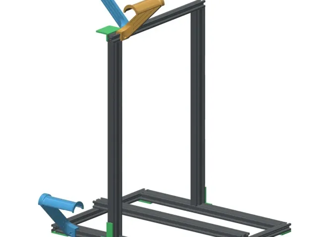 Spoolholder for Cartesian printer with aluminium frame