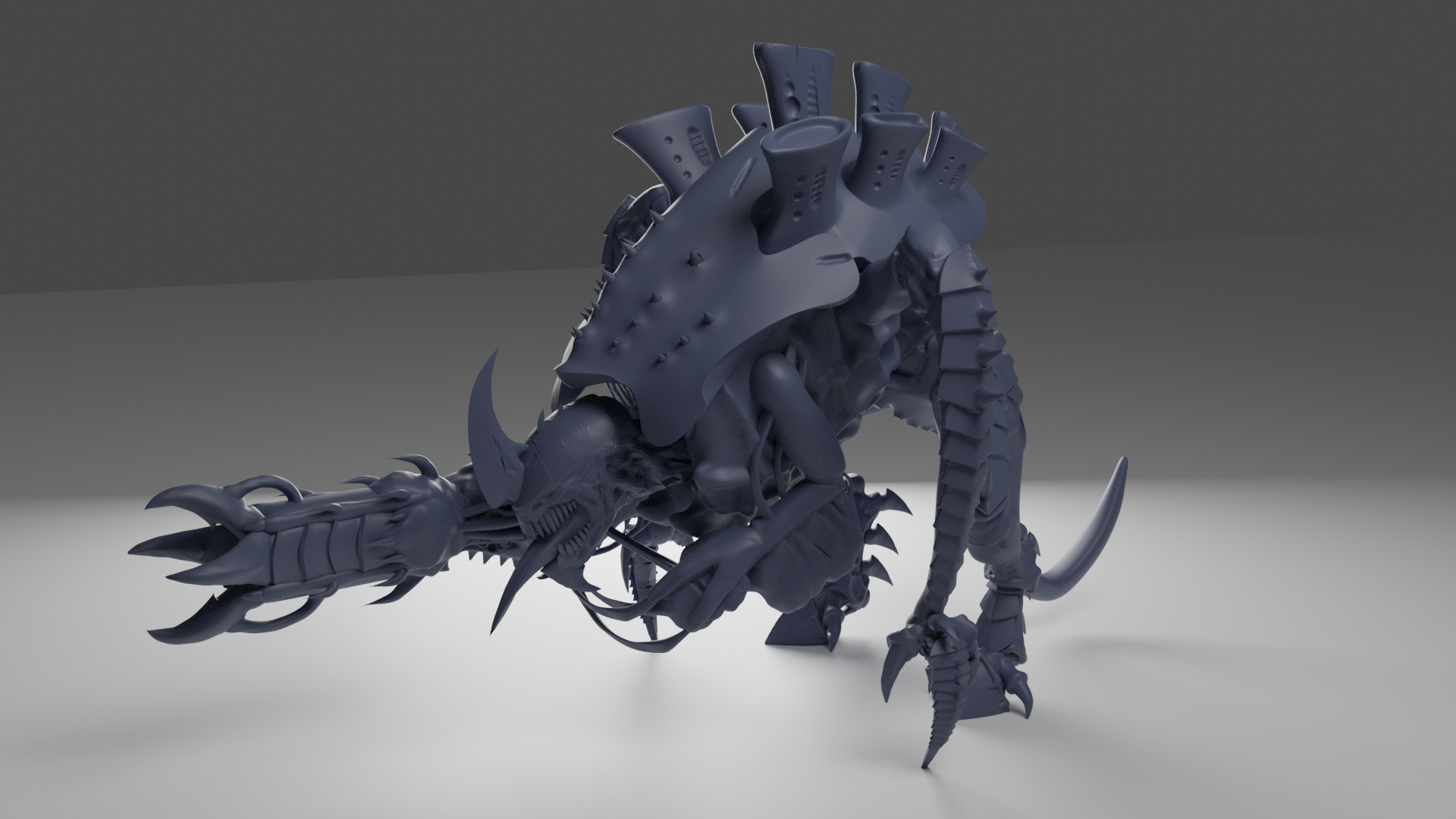 Xeno Launcher Alien Bug with Gun