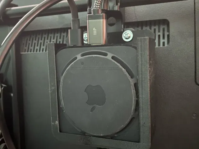 Apple TV holder/mount