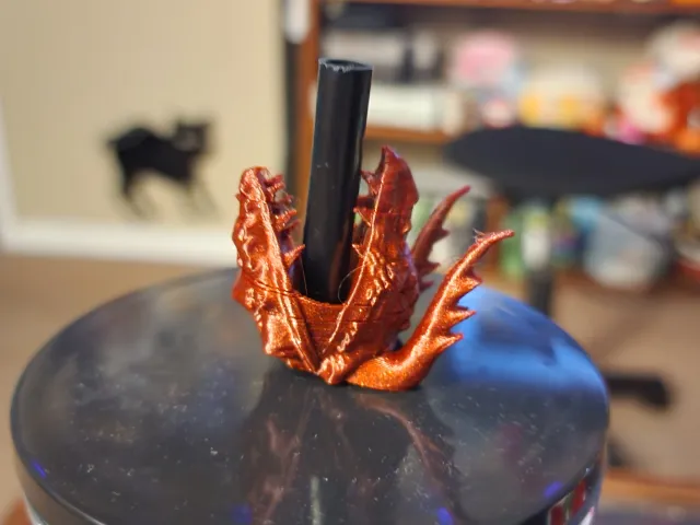 Dragon Head Straw Topper