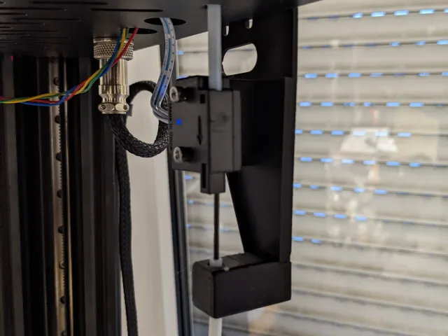FLSUN SR filament sensor mount