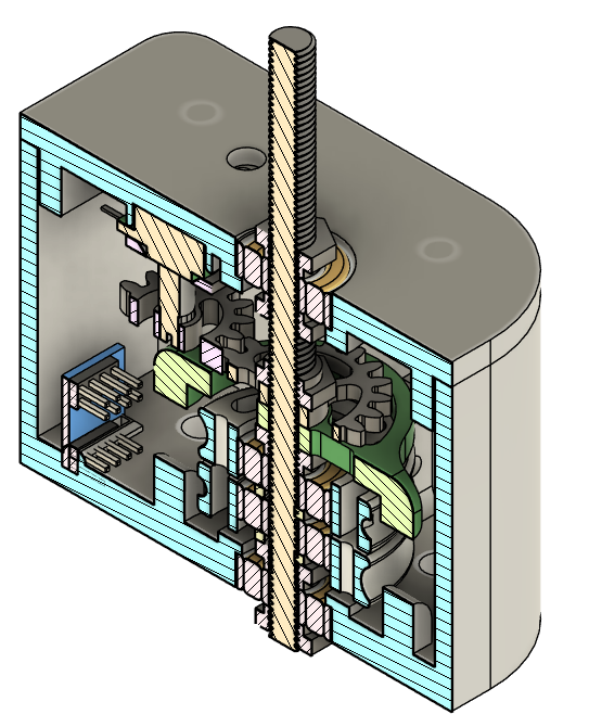Airbus tiller with auto-centering function