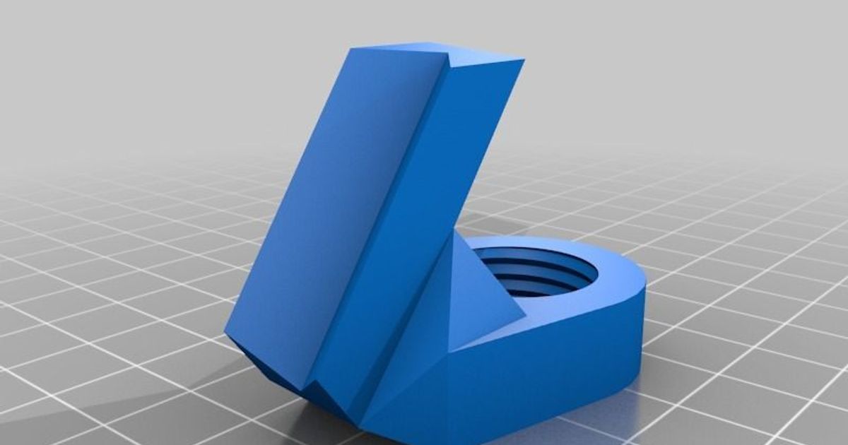 Drill bit sharpener with relief angle by ¡SPON! Download free STL model