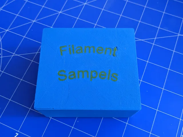 Filament swatch storagebox