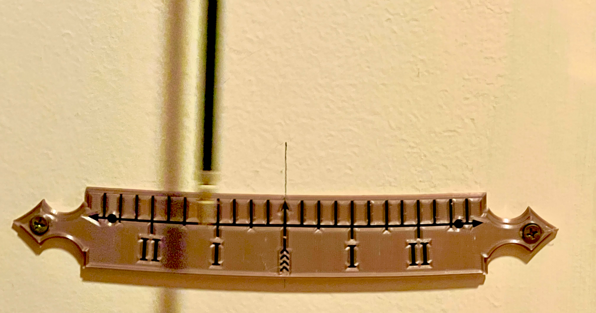 Beat Indicator Scale for Pendulum Clocks by Handy Handcrafts Download