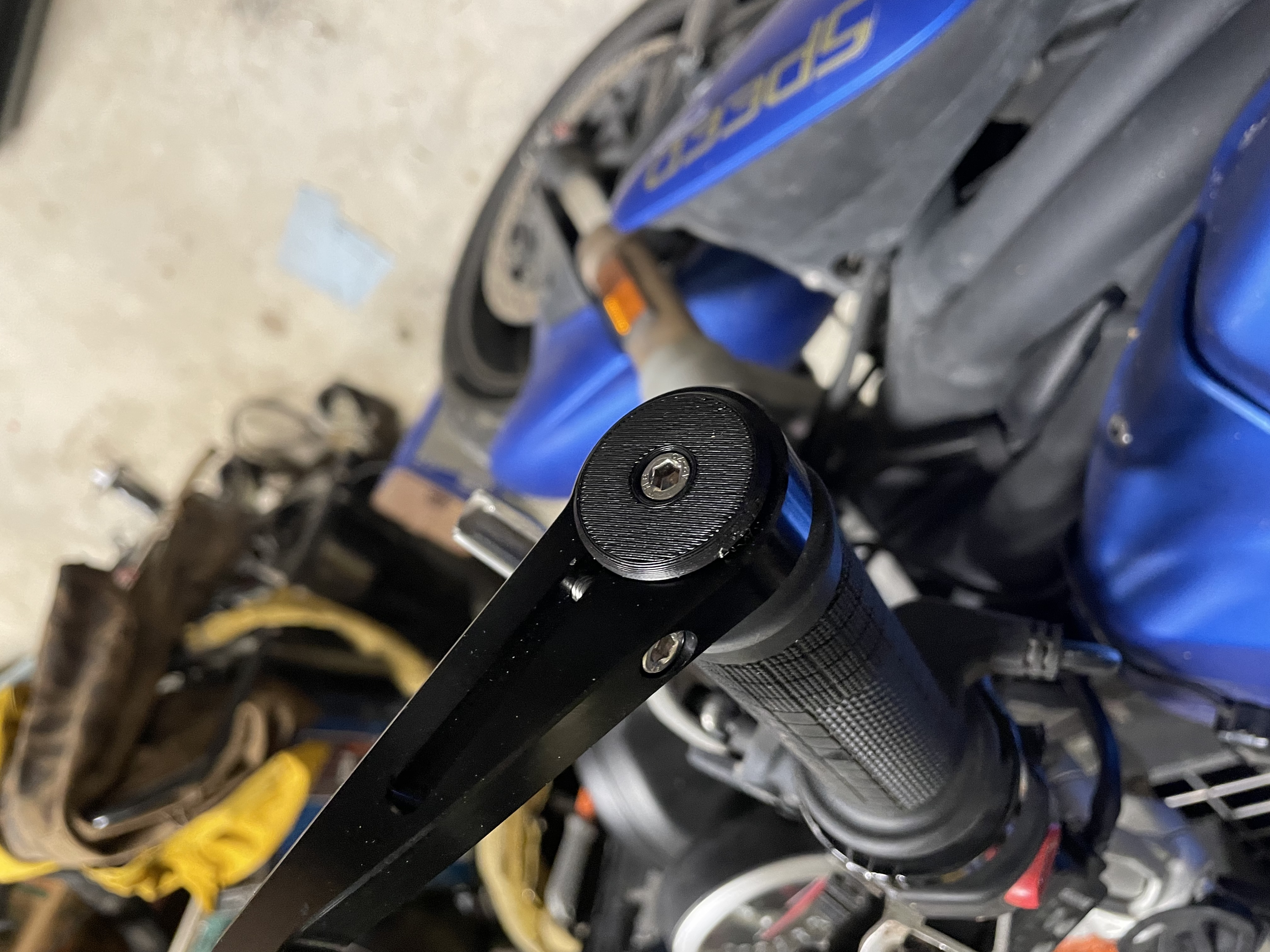 Bar End Mirror Adapter For Triumph Speed/Street Triple (updated design)