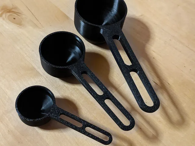 Measuring spoon / scoop / cup set (10, 25, 50 ml)