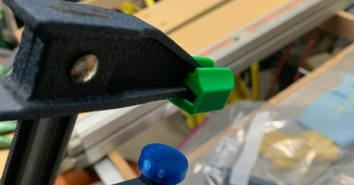 Harbor Freight Bar Clamp Pads by JeremyKMac Download free STL model