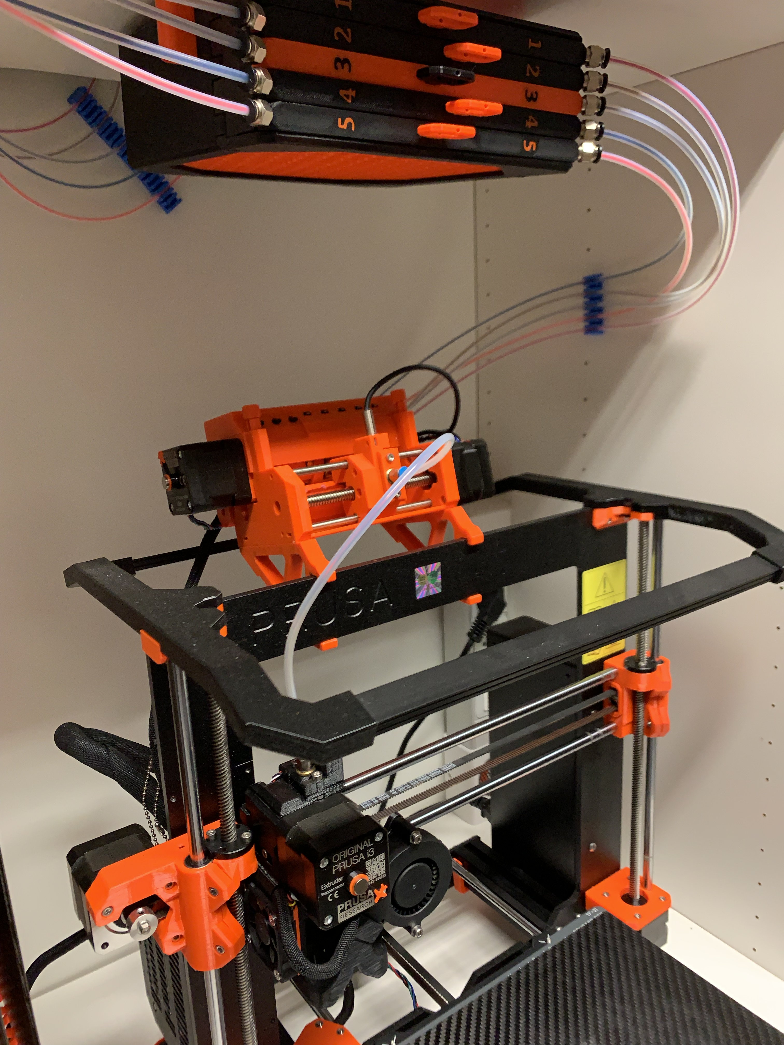 12,5° MMU2 frame holder by steffanders Download free STL model