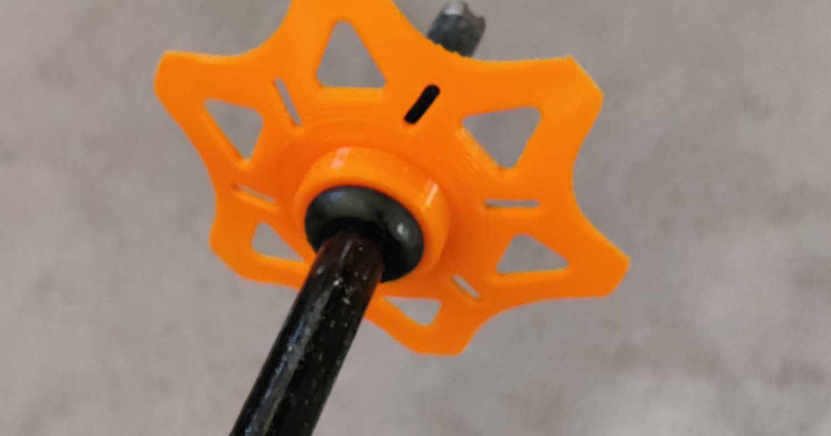 Goode ski pole basket by kynes Download free STL model