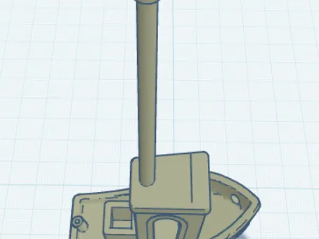 Benchy with a long smoke stack!