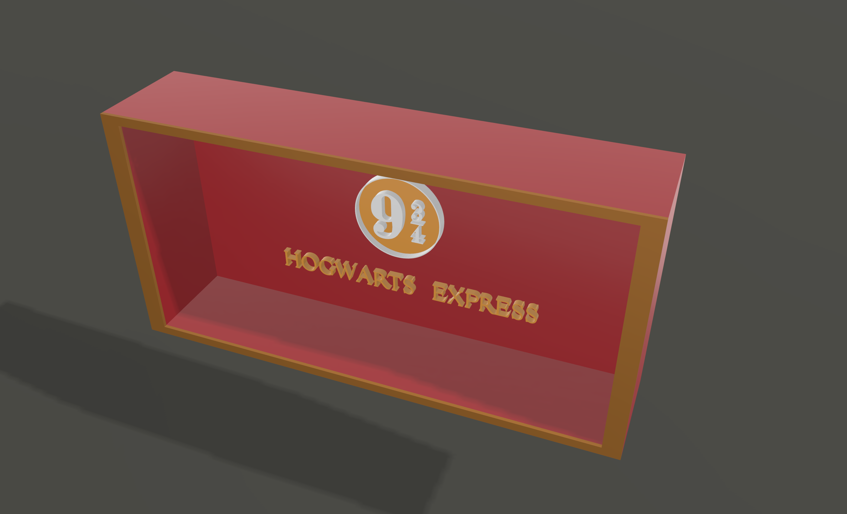 Harry Potter Shelf - Hogwarts Express by PrintajOvo | Download free STL ...