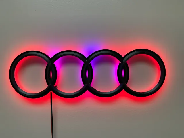 Audi Lighted Logo