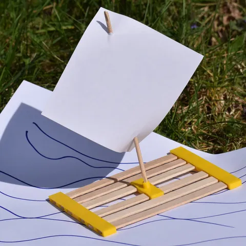 Ice Cream Stick Raft