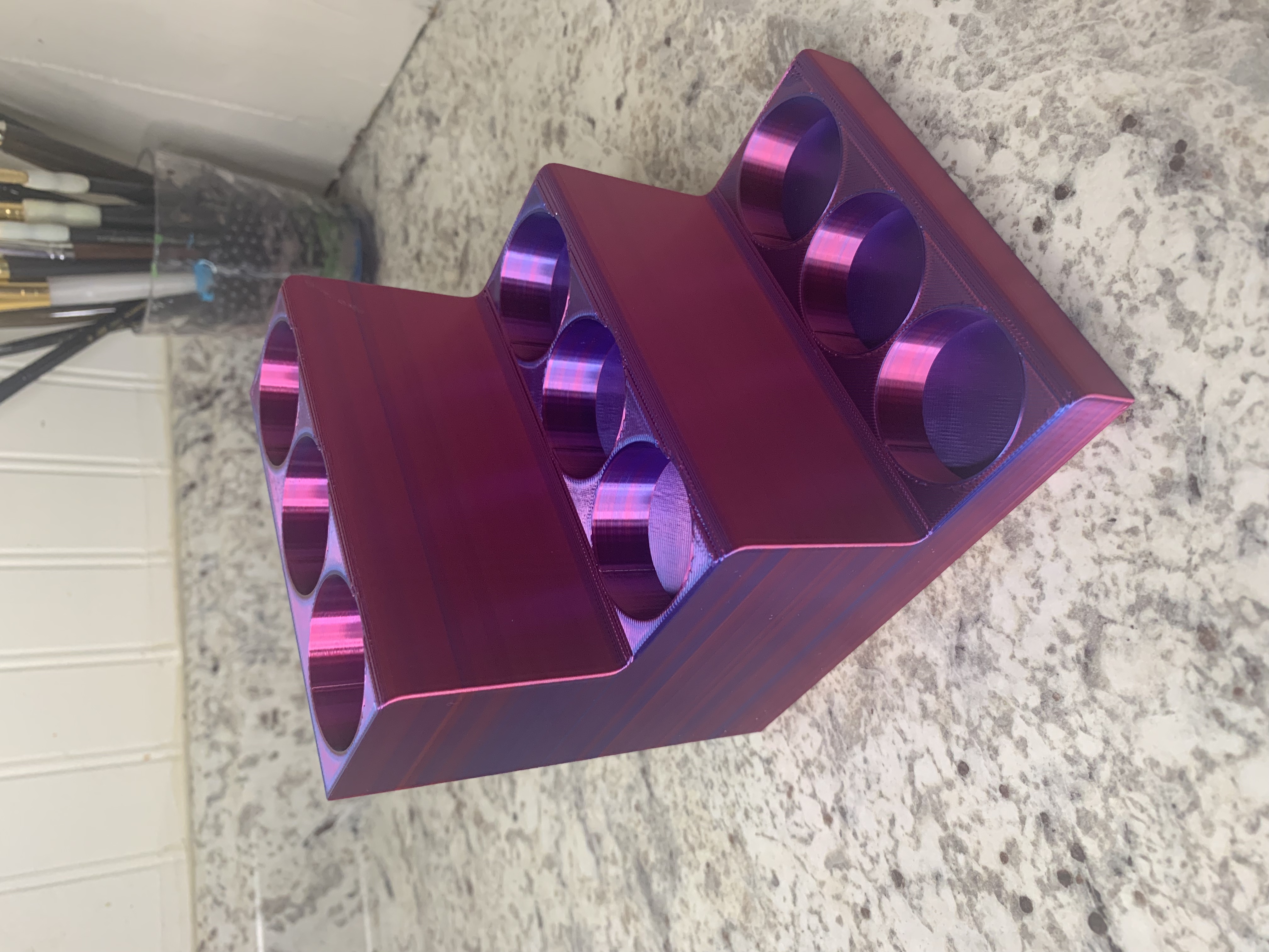 Acrylic Paint Bottle Holder Stand Organizer (9) by BladebornStudio