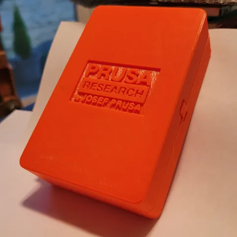 3D Printing Toolbox with Prusa Research Logo