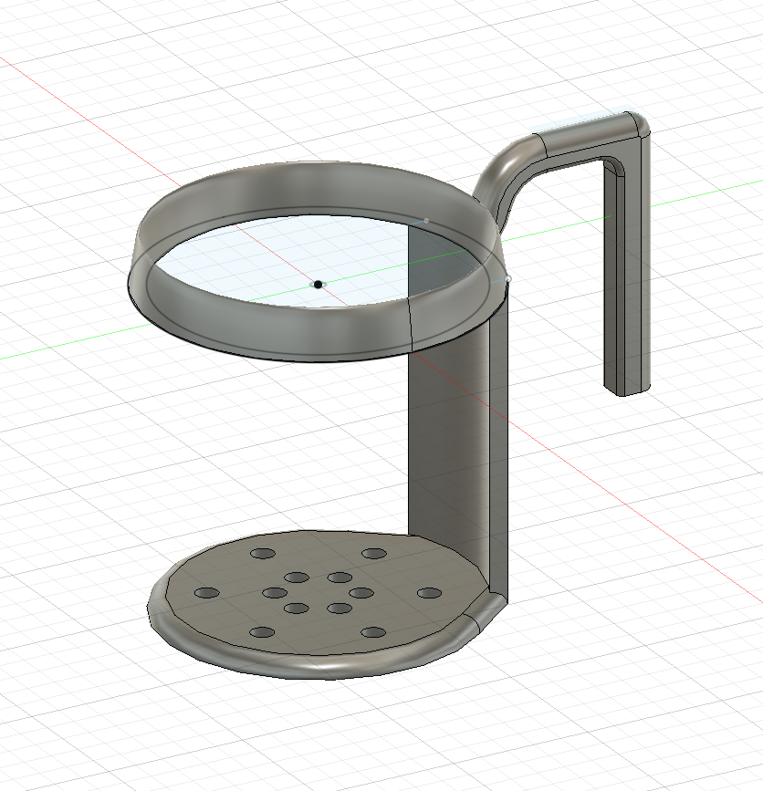 Miniatura 5 do modelo 3D Coffee cup holder