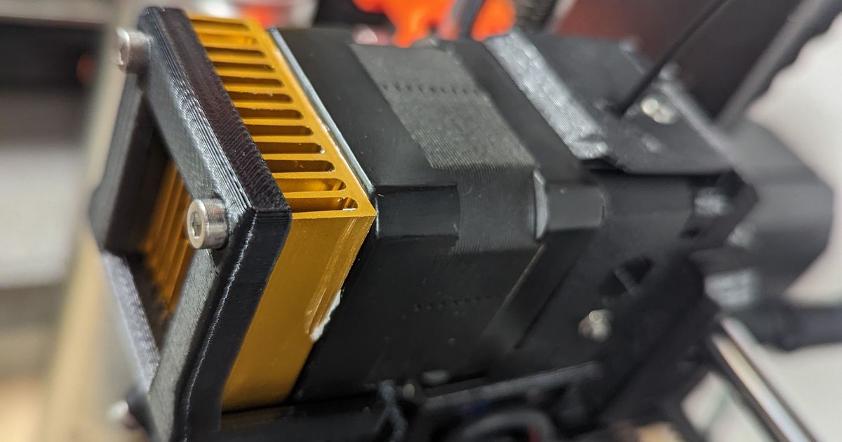 Prusa Stepper Motor Heatsink Frame Holder by Preischl 3D Download