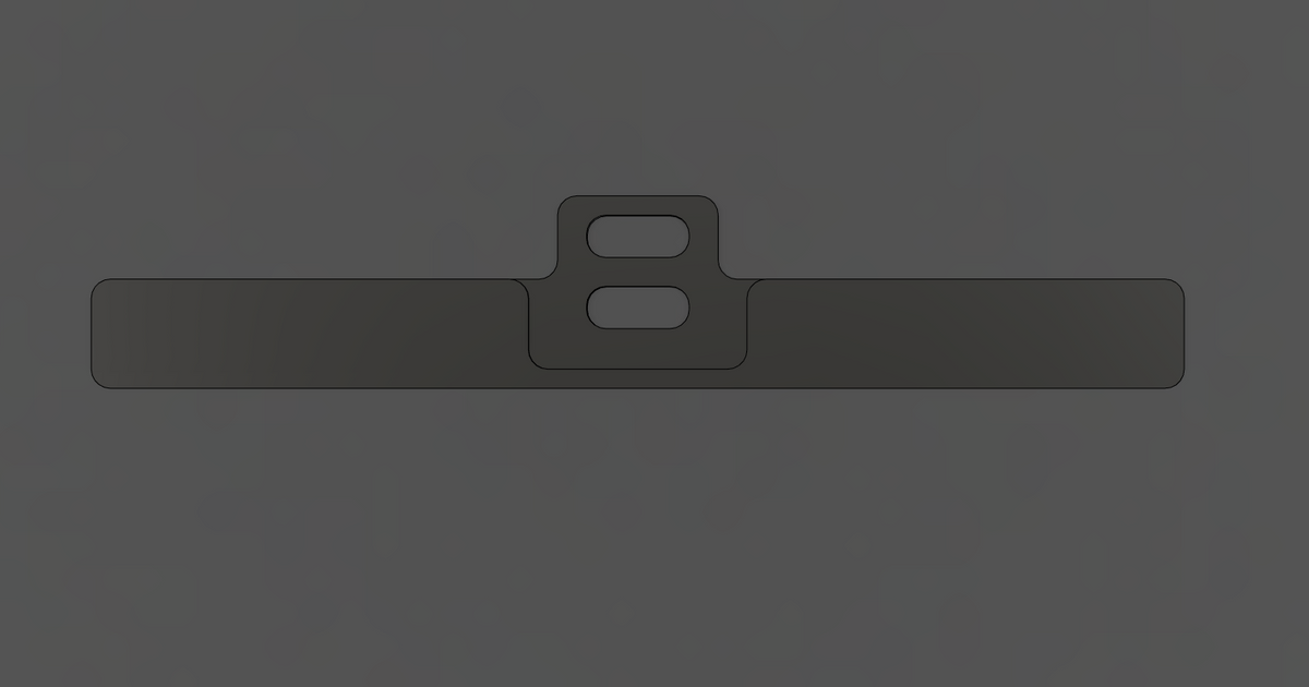 Vertical Blind Hook Hanger by techdragon157 Download free STL model