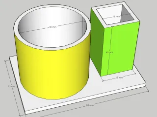 PORTA DENTIFRICIO by Giovanni1954, Download free STL model