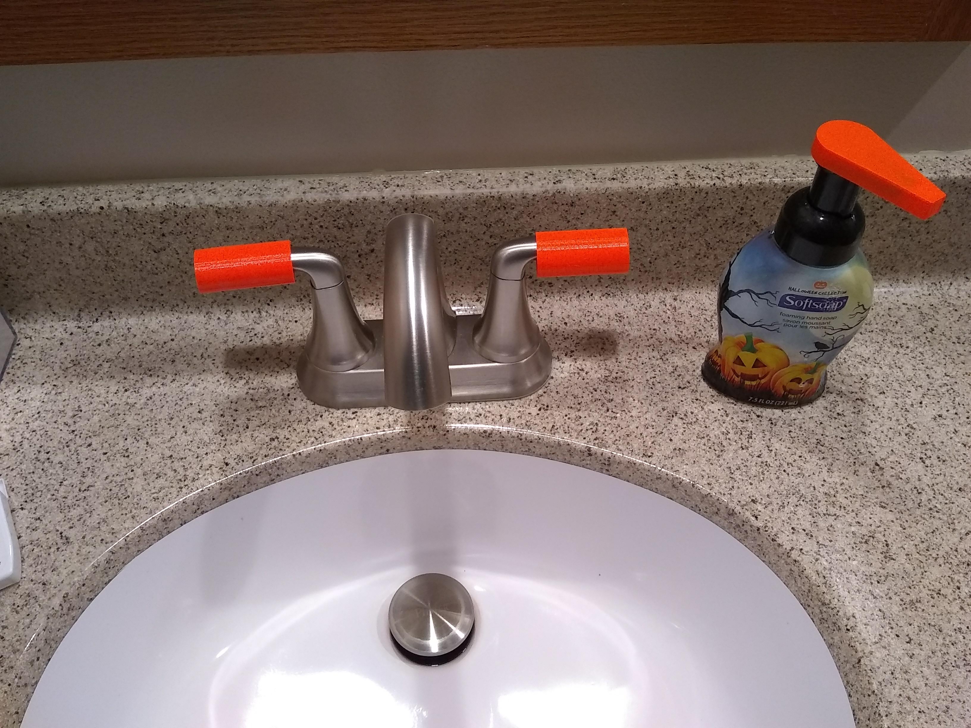 Cleanable Sink and Soap Dispenser Covers