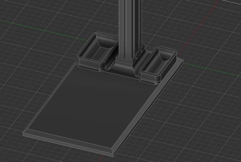Stand with trays for Vector3Ds Threaded Insert Press
