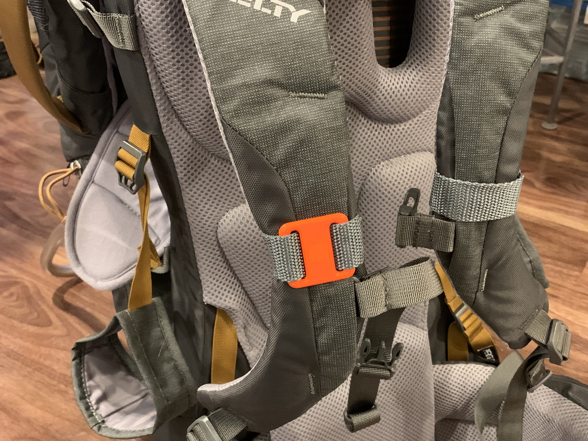 Hydration Tube Clip and Base by Adam Download free STL model