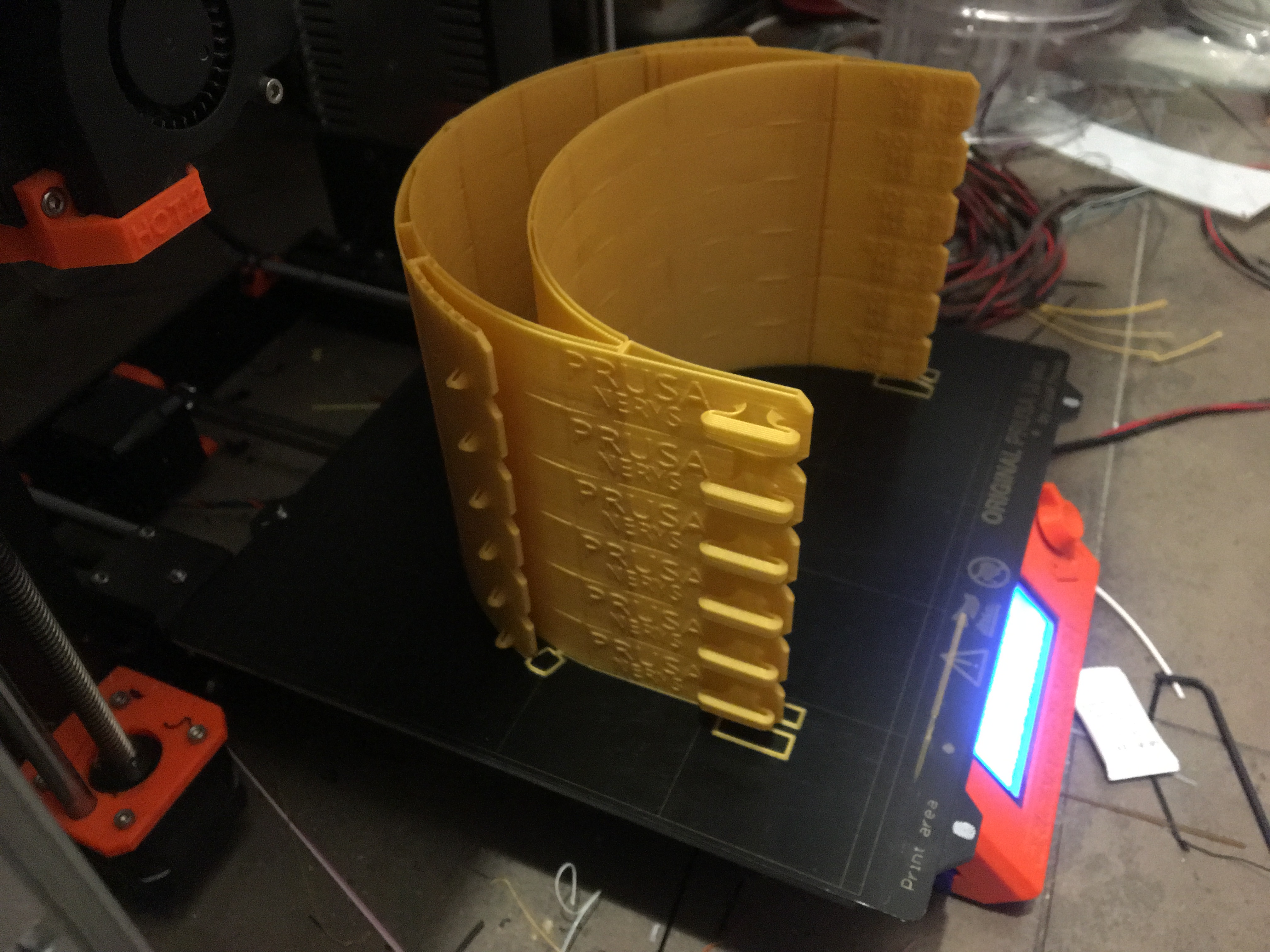 Prusa Protective Shield 6pcs Stack Vase Mode ReRemix