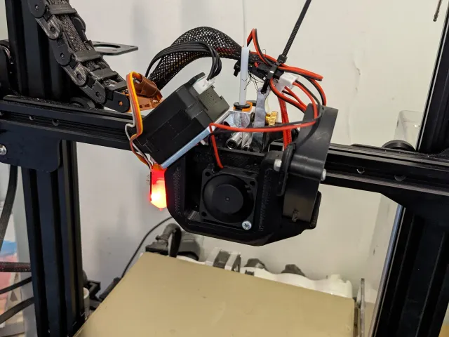 Micro swiss NG extruder fan shroud 5015 adapted and for volcano hotend