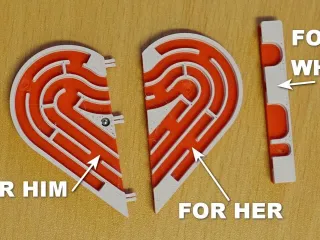 Heart marble maze as Valentine's day gift by MyTechFun | Download free ...