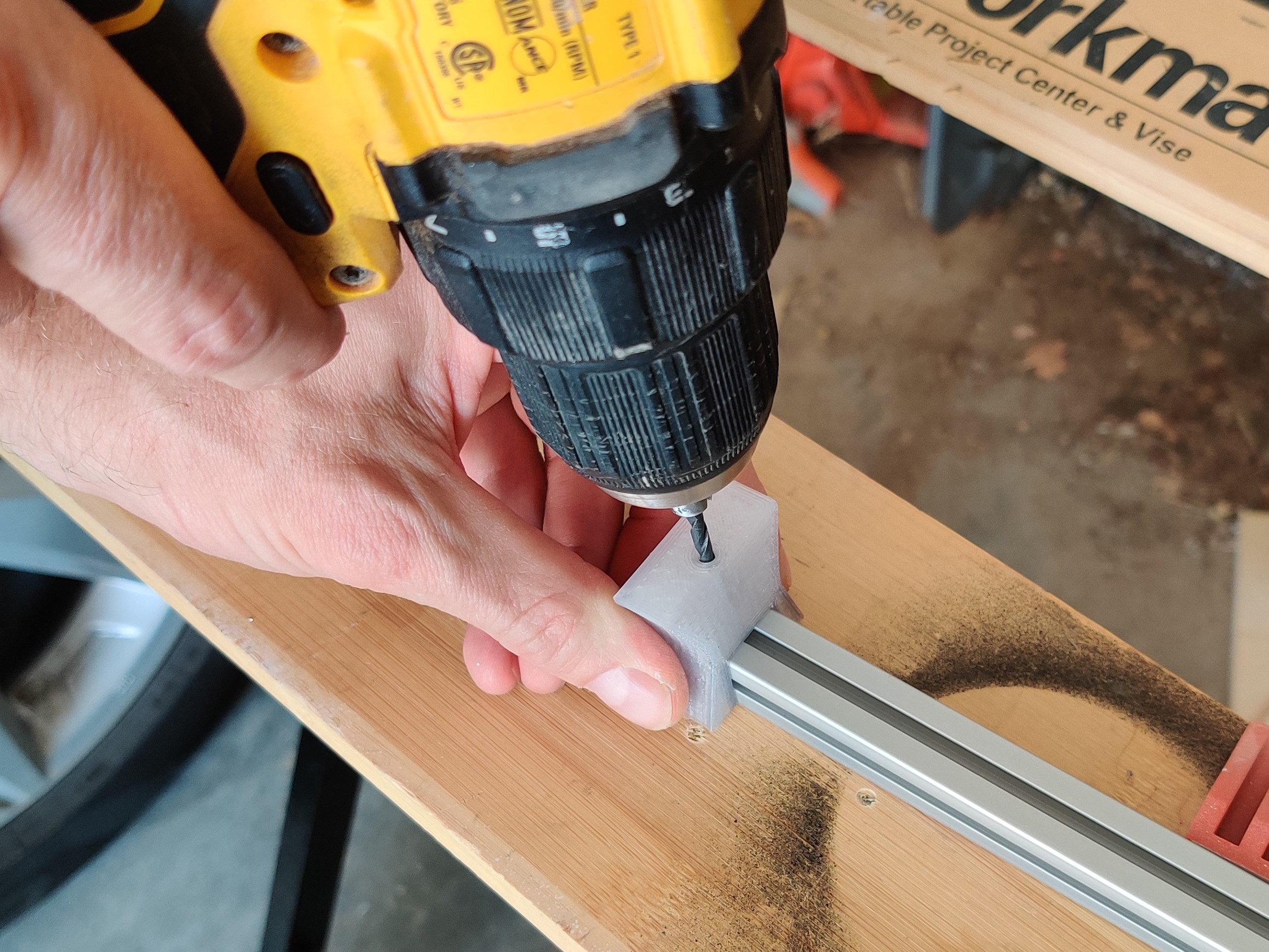 Voron0 drill jig for aluminum extrusions by jrdn8056 Download free