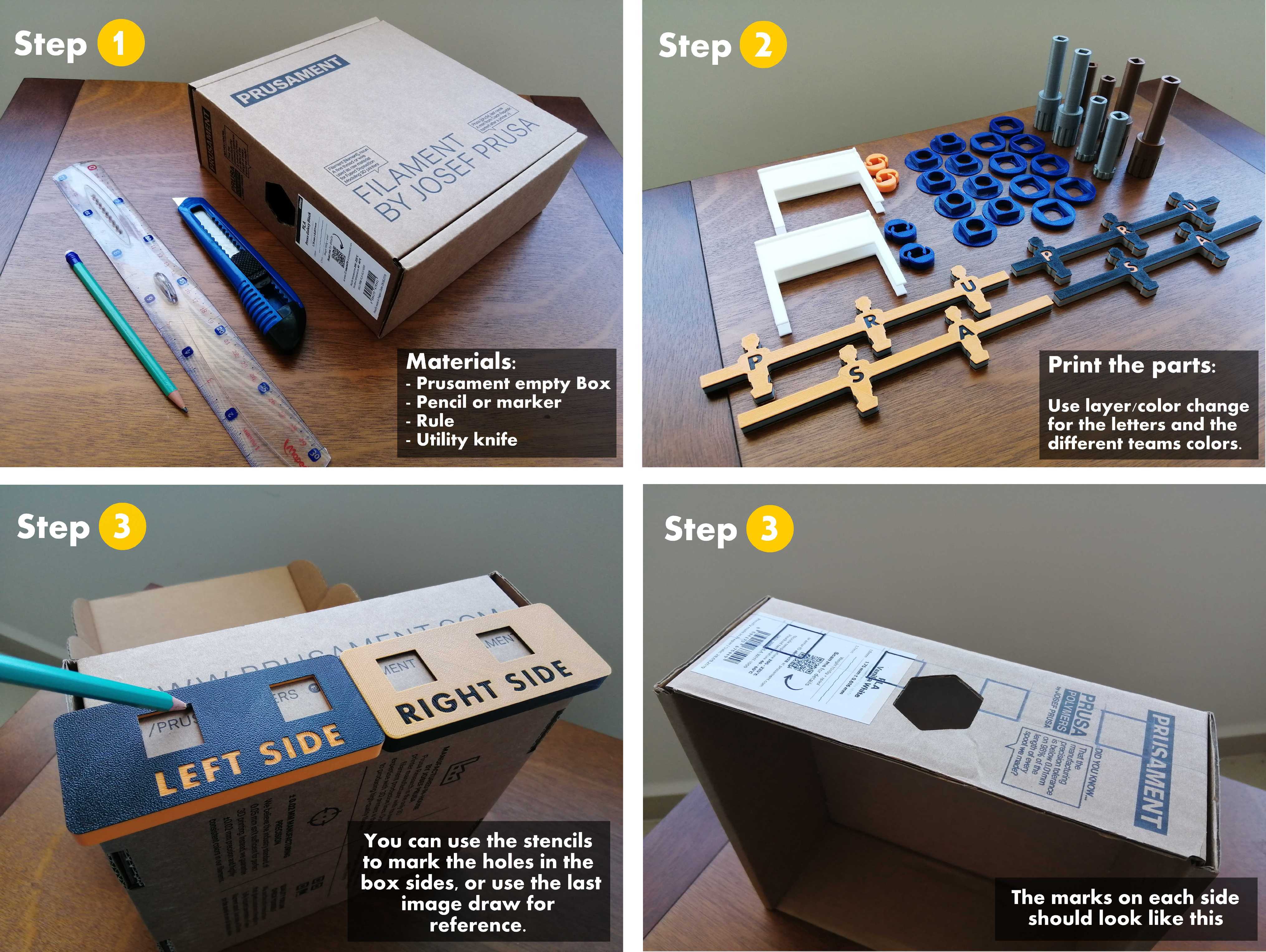 Foosball in a Box (AKA Prusament Stadium) by rayjizza | Download free ...