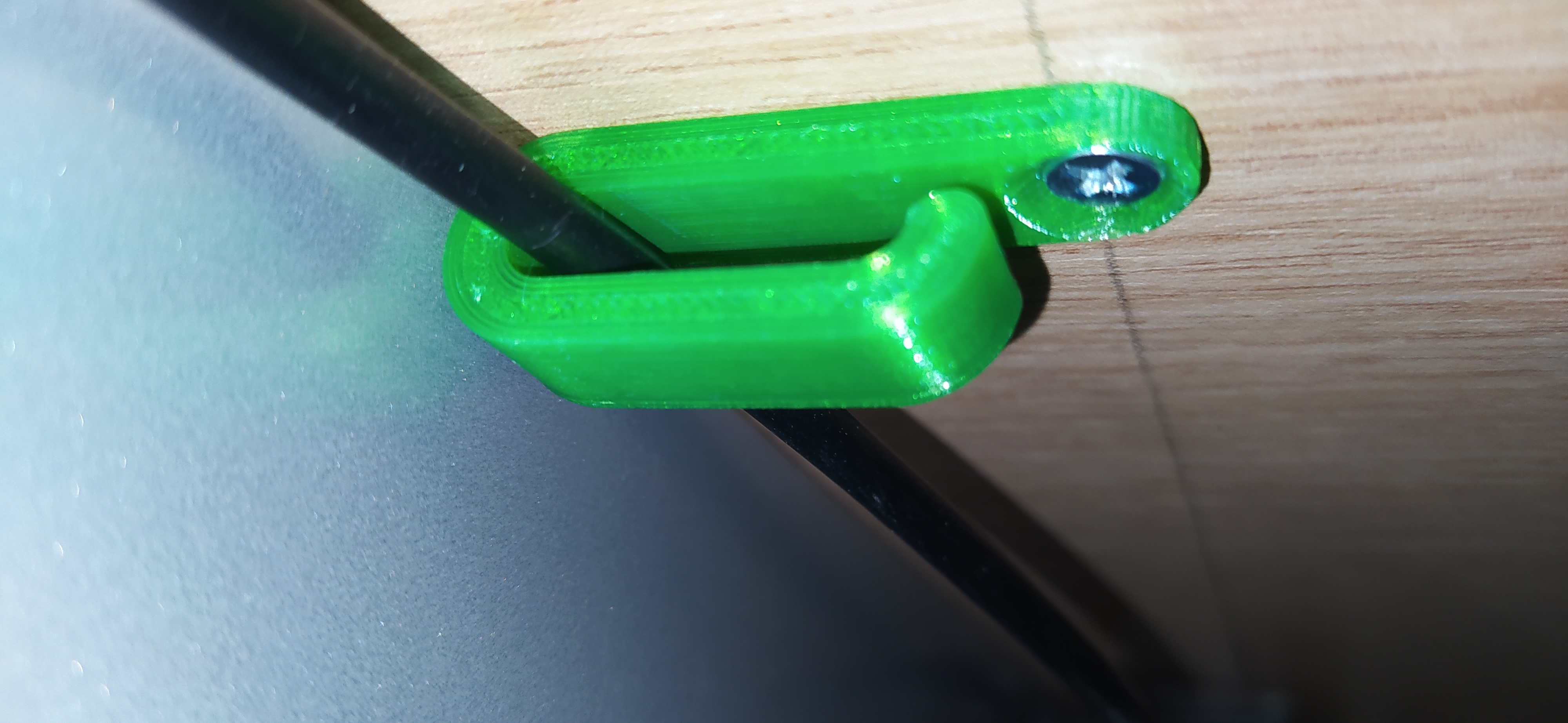 Under desk cable clip