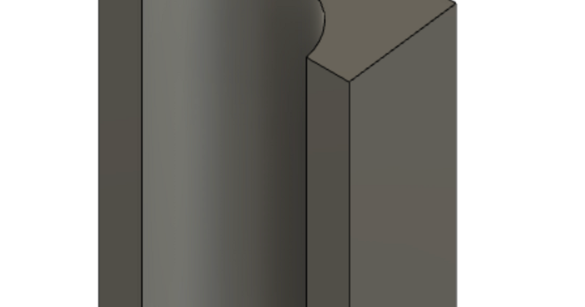 Toilet Channel Pad by autobrew Download free STL model