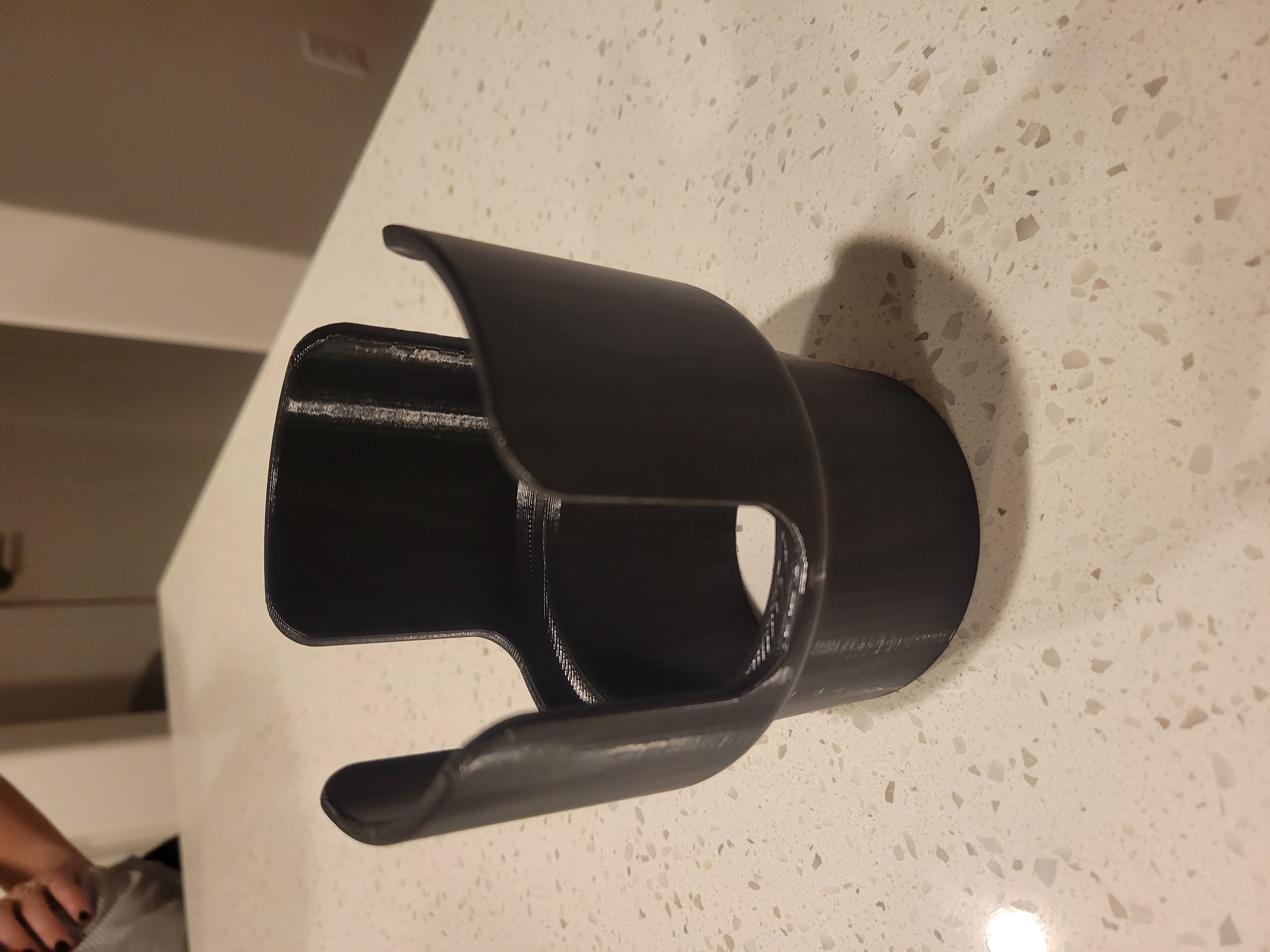 3-in-1 YETI Rambler Bottle Cup Holder Adapter, Angled by Jerrod H, Download free STL model