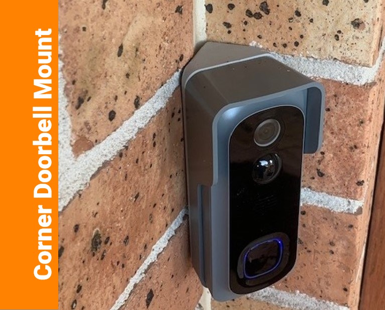 Doorbell Corner mount by 3dprintsmith Download free STL model